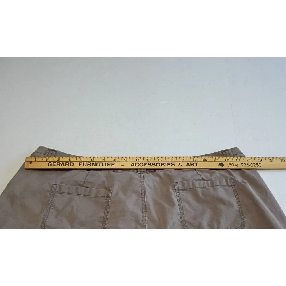 Women's St. John's Bay Casual Shorts Brown Size 18W Cotton and Spandex